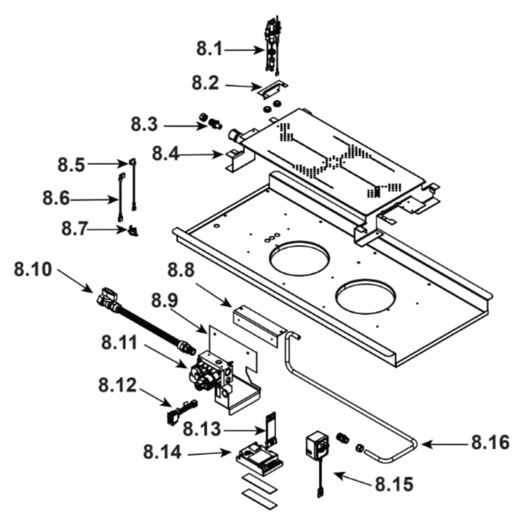 ST-42TVFL-IPI #8 Valve Assembly