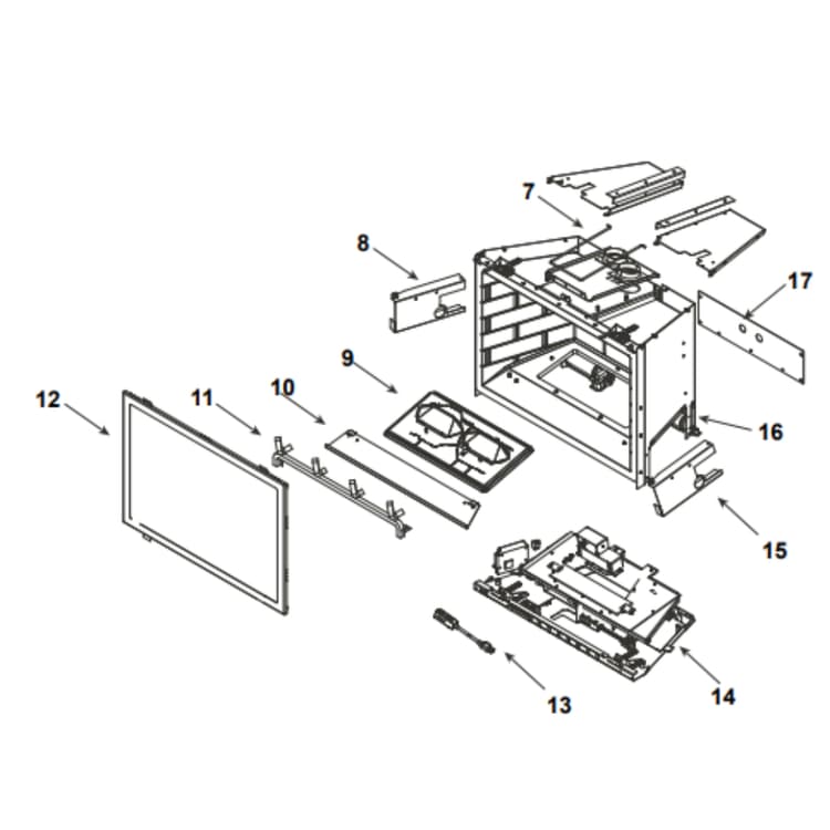ESCAPE-I35-C Log Set Assembly