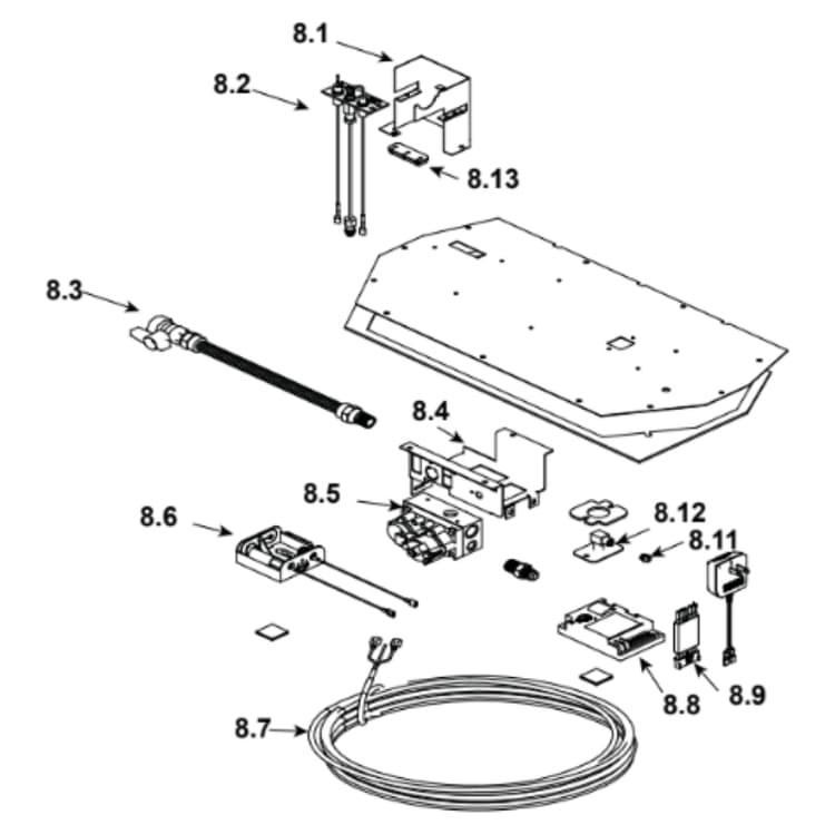 SL-550METRO #8 Valve Assembly