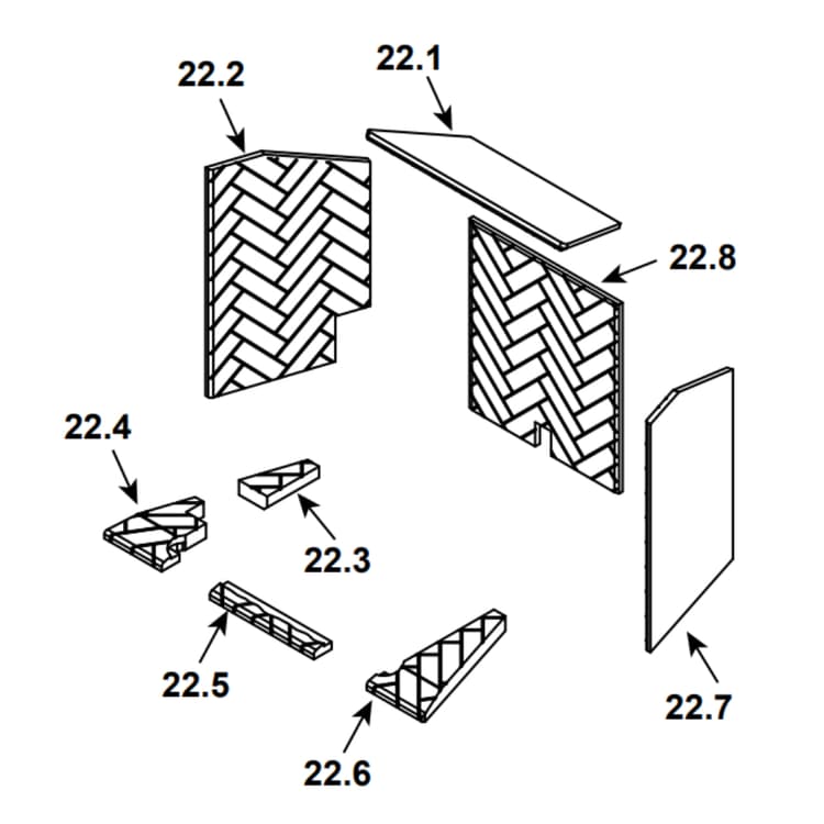 True-36-IFT #22 Herringbone Refractory 1