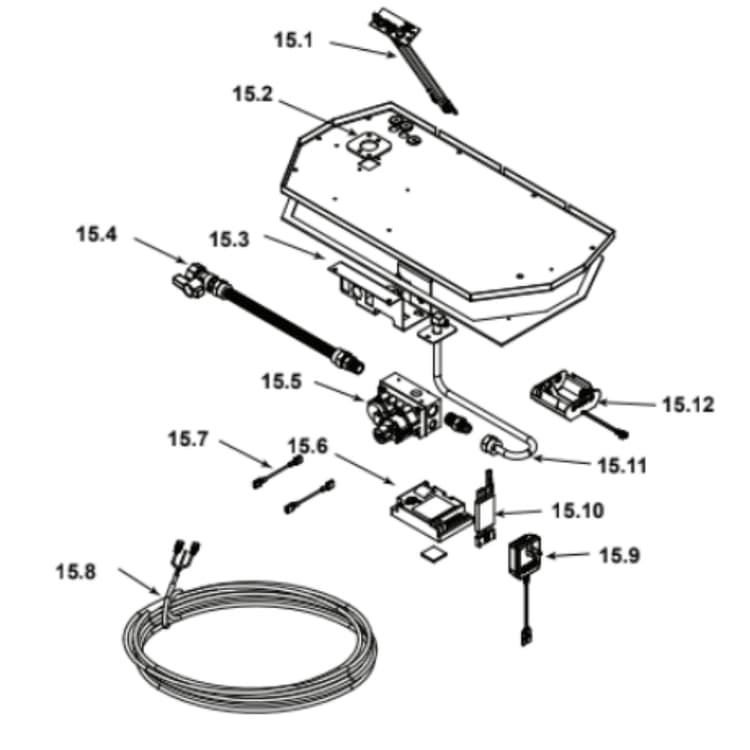 SL-550TV-IPI-C #15 Valve Assembly