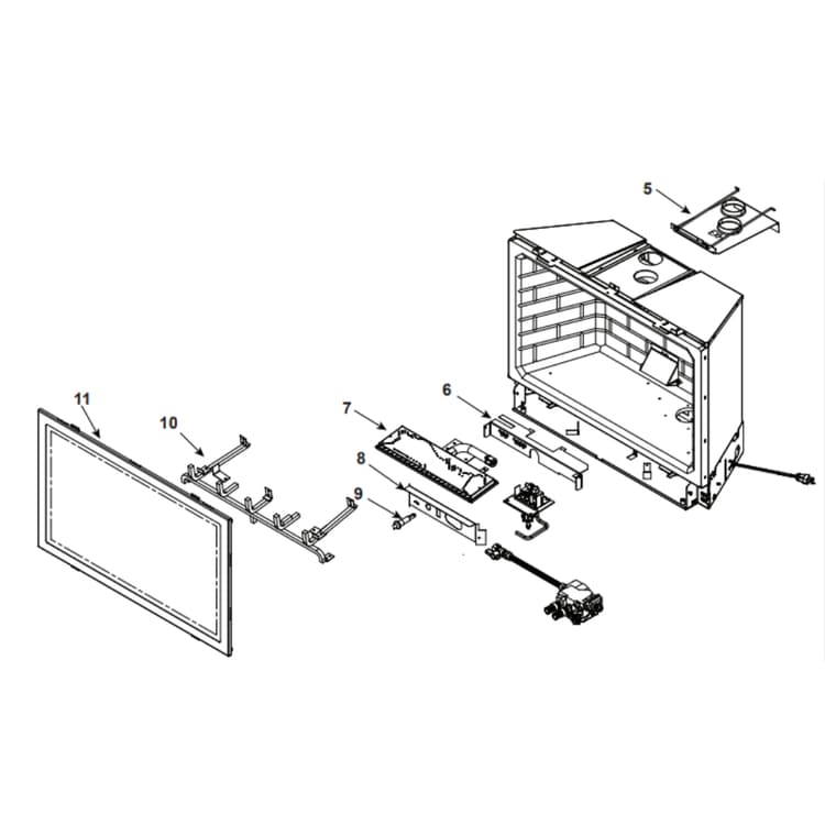 FB-GRAND-S Log Set Assembly