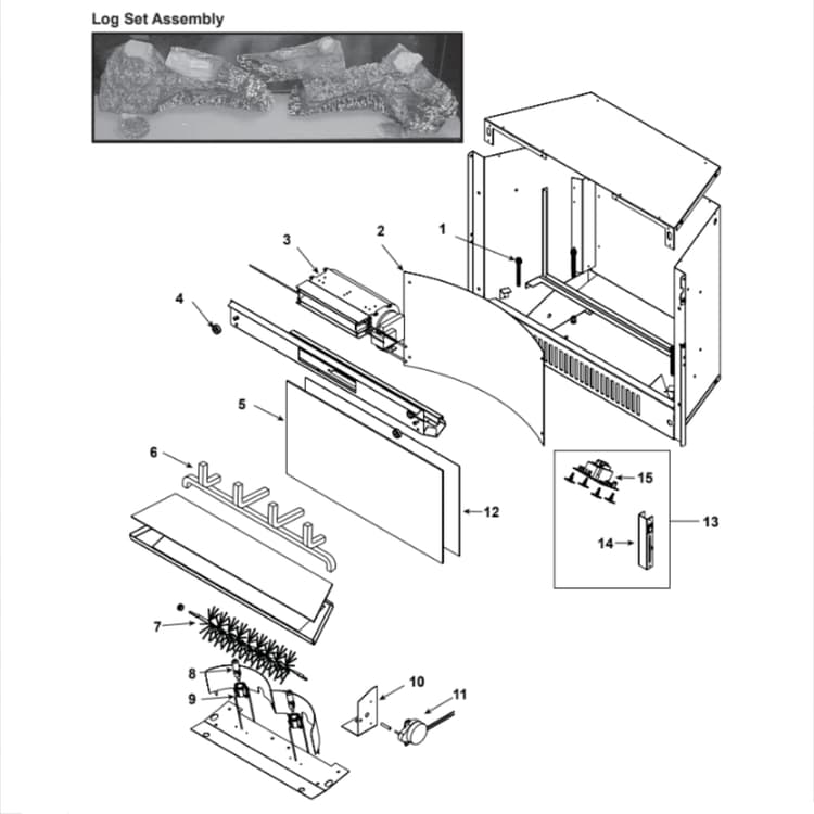 CF230E Log Set Assembly