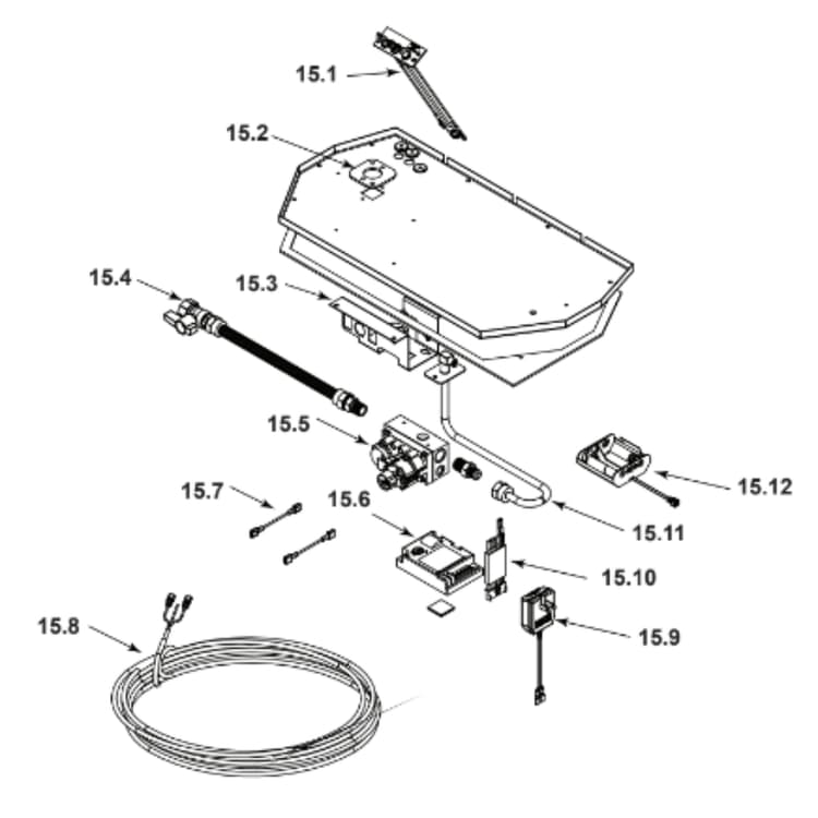 SL-550TRS-IPI-D #15 Valve Assembly