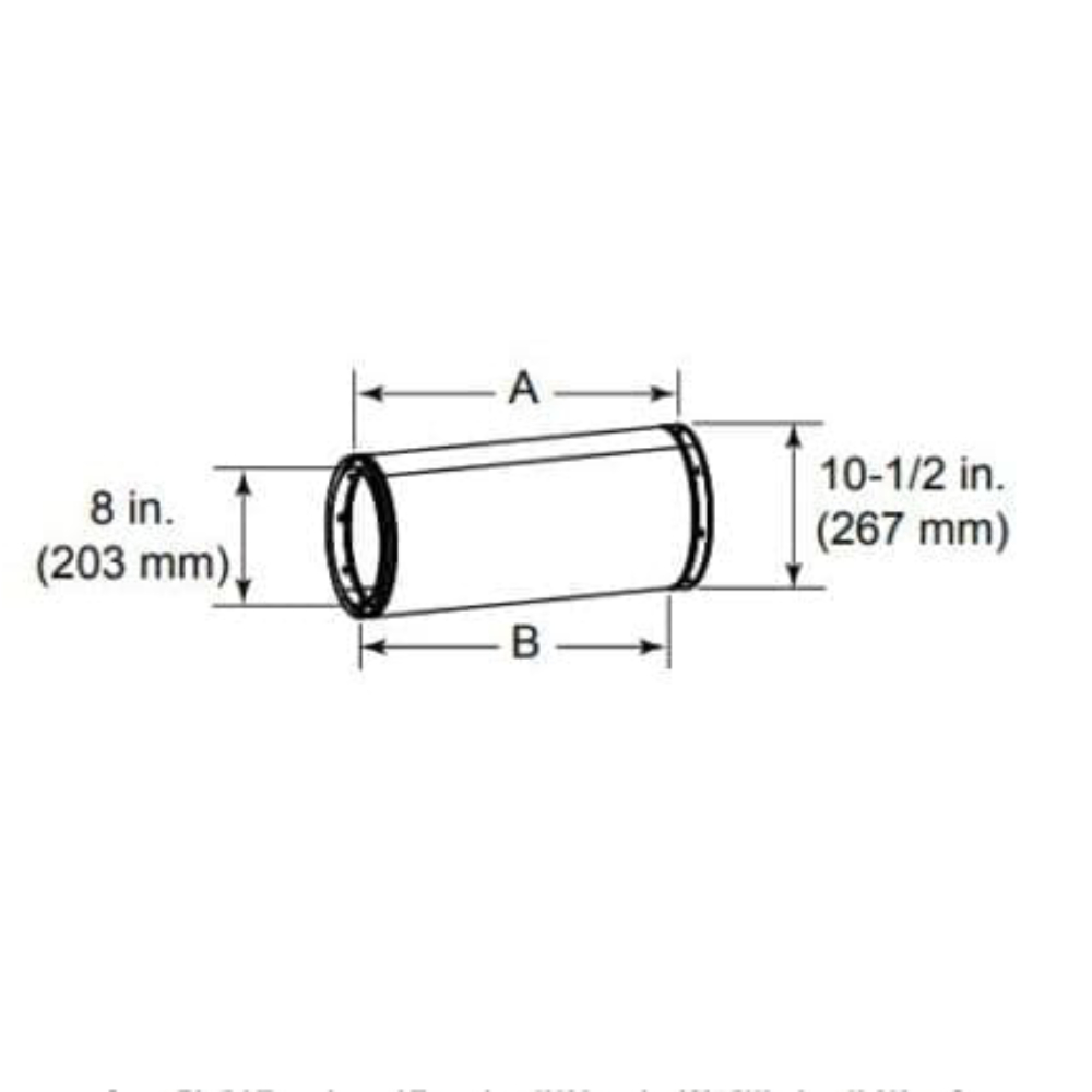36 (915Mm) Pipe Section Sl300 Series SL336 by Heat &4 Glo